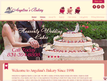 Tablet Screenshot of angelinasbakery.com
